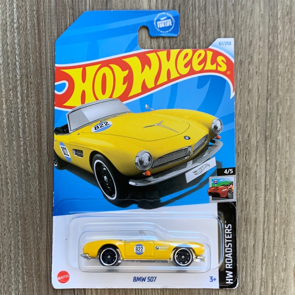 Hot Wheels Beamer BMW 507 Yellow Race Car HW Roadsters Hotwheels Racing 2024 🆕